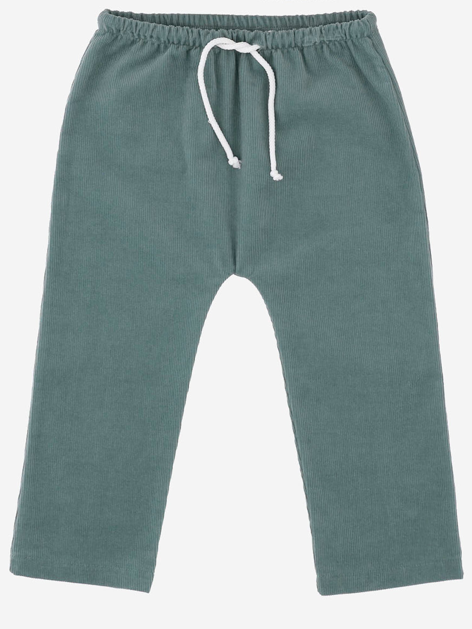 PANTALONI IN COTONE A COSTE PABLO 64 NICOLETTA FANNA KIDS 