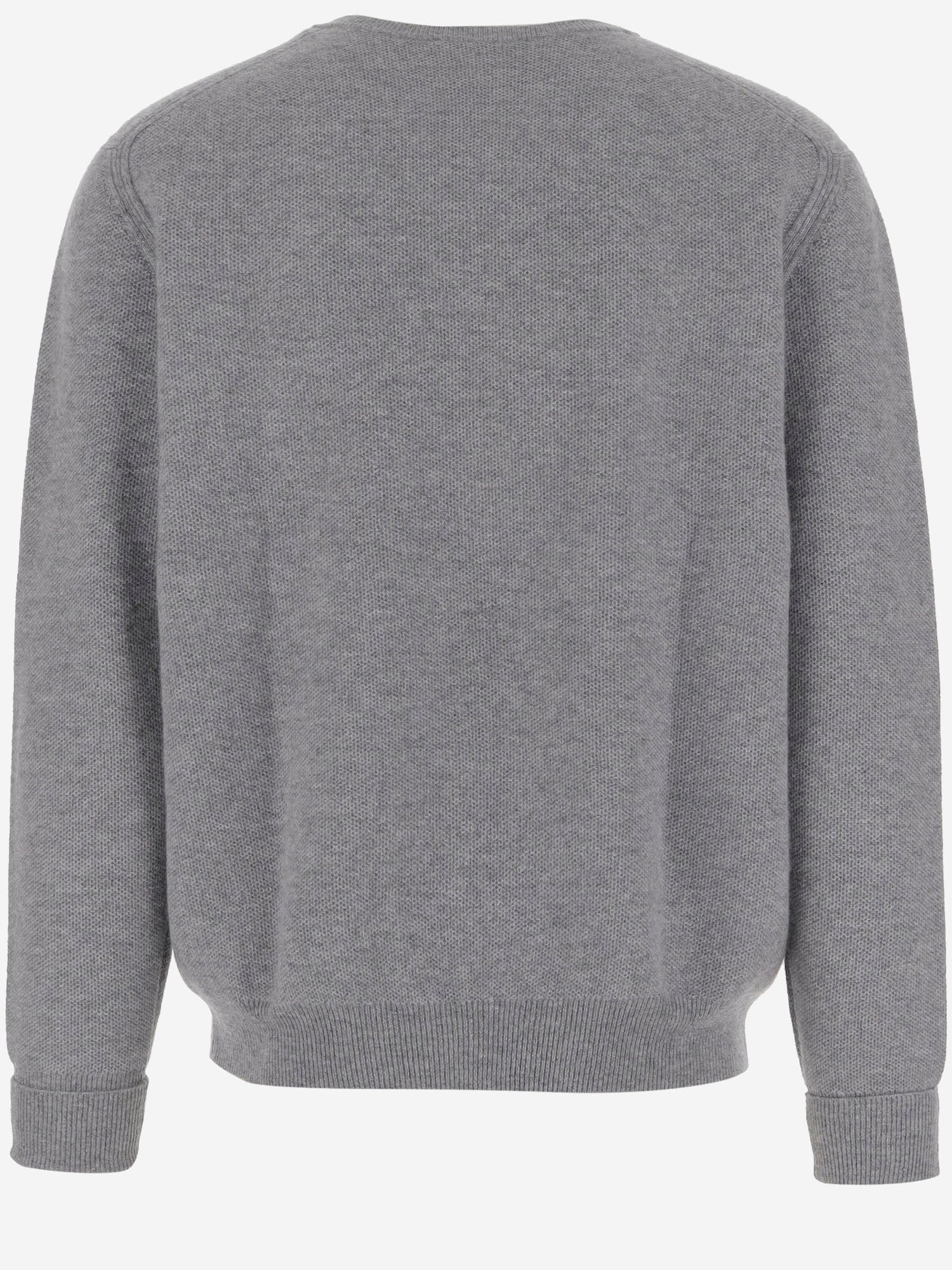 MAGLIONE IN CASHMERE U110WS SLATE OLIVER LATTUGHI 