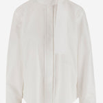 camicia ascot in cotone a collo alto BL045017 001W PATOU 