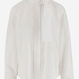 camicia ascot in cotone a collo alto BL045017 001W PATOU 
