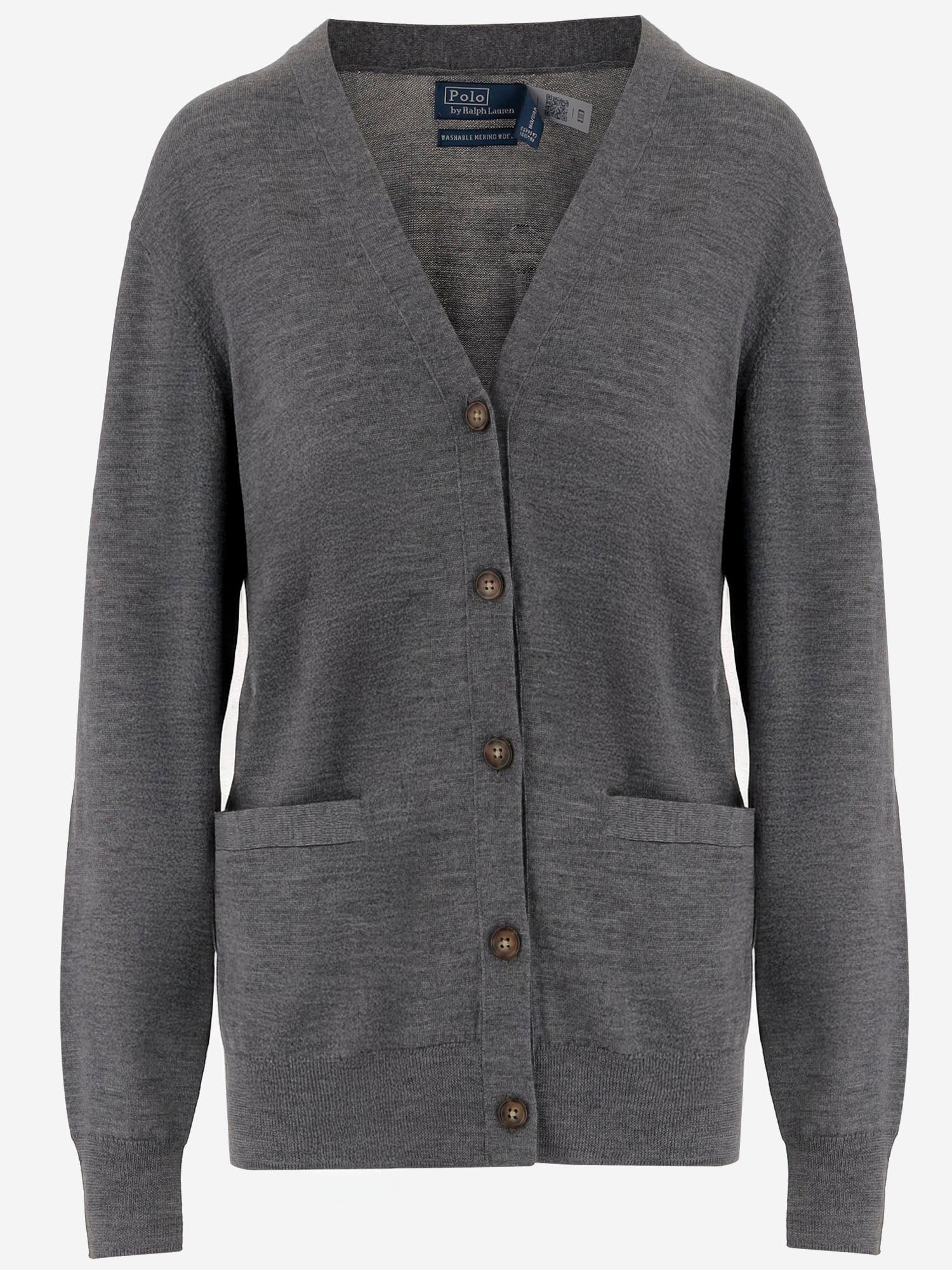 Cardigan in lana con tasche 211972138 002 POLO RALPH LAUREN 