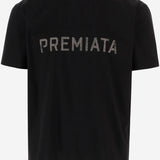 T-SHIRT IN COTONE CON LOGO PA1031 BLACK PREMIATA 