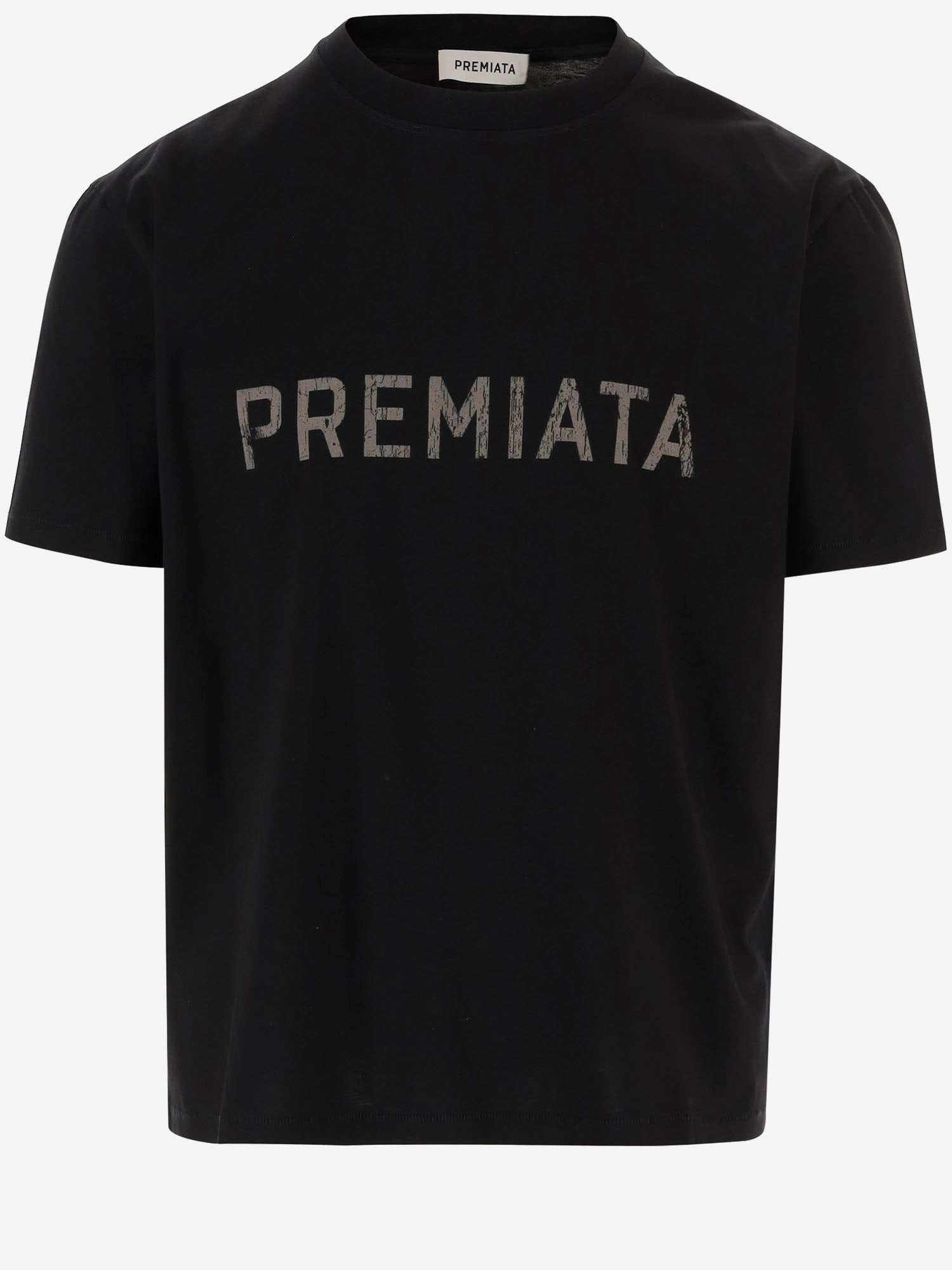 T-SHIRT IN COTONE CON LOGO PA1031 BLACK PREMIATA 
