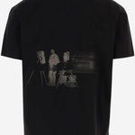 T-SHIRT IN COTONE CON LOGO PA1031 BLACK PREMIATA 