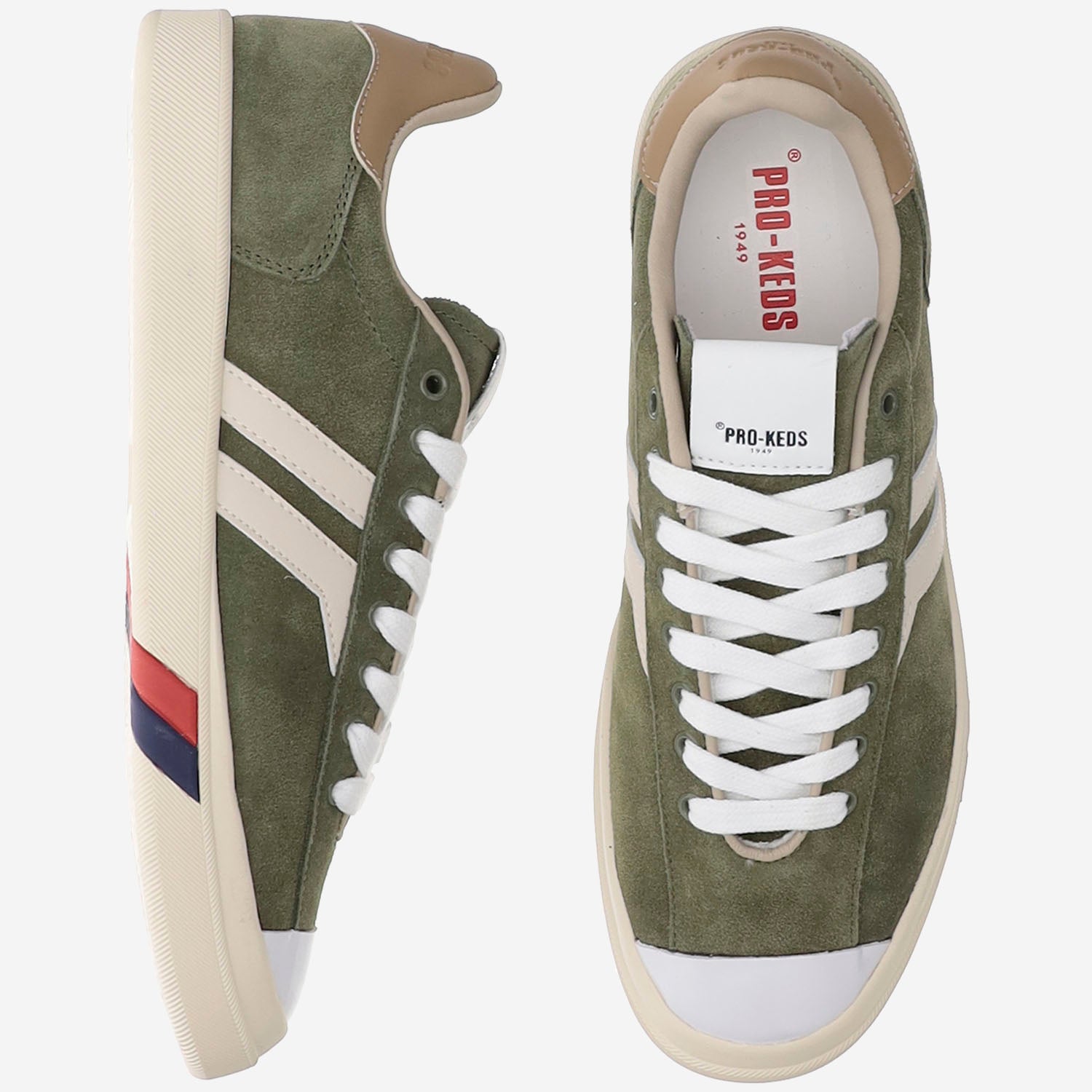 SNEAKERS COURT ACE IN PELLE SACAMOSCIATA C225CLM SL81501XW PRO-KEDS 