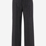 PANTALONI TEODORA IN LANA E CASHMERE A RIGHE TEODORA 5071673 QL2 