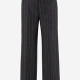 PANTALONI TEODORA IN LANA E CASHMERE A RIGHE TEODORA 5071673 QL2 