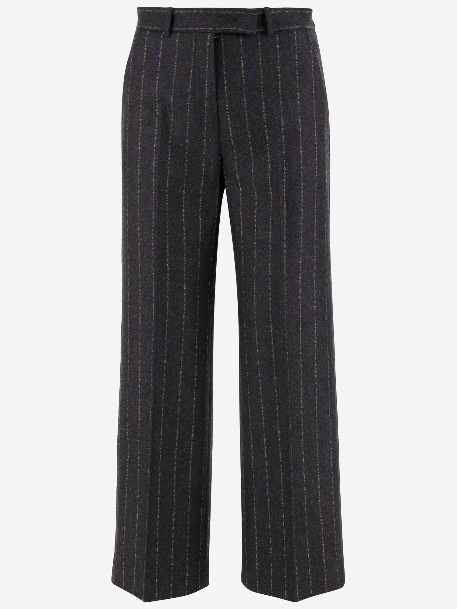 PANTALONI TEODORA IN LANA E CASHMERE A RIGHE TEODORA 5071673 QL2 