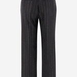 PANTALONI TEODORA IN LANA E CASHMERE A RIGHE TEODORA 5071673 QL2 
