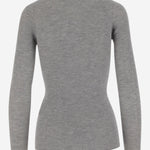 MAGLIA IN CASHMERE E SETA A COSTE W25613 0951 SASUPHI 