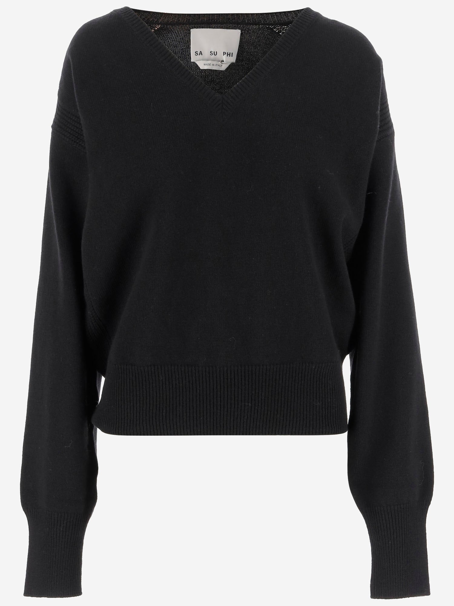 Maglia LAVINIA in cashmere W25655 0900 SASUPHI 
