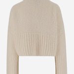Maglia in misto cashmere a collo alto W25661 0101 SASUPHI 