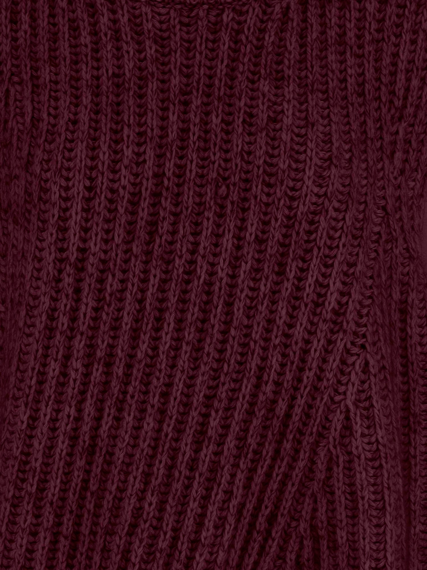 Maglione smanicato in misto lana a coste W25663 0550 SASUPHI 
