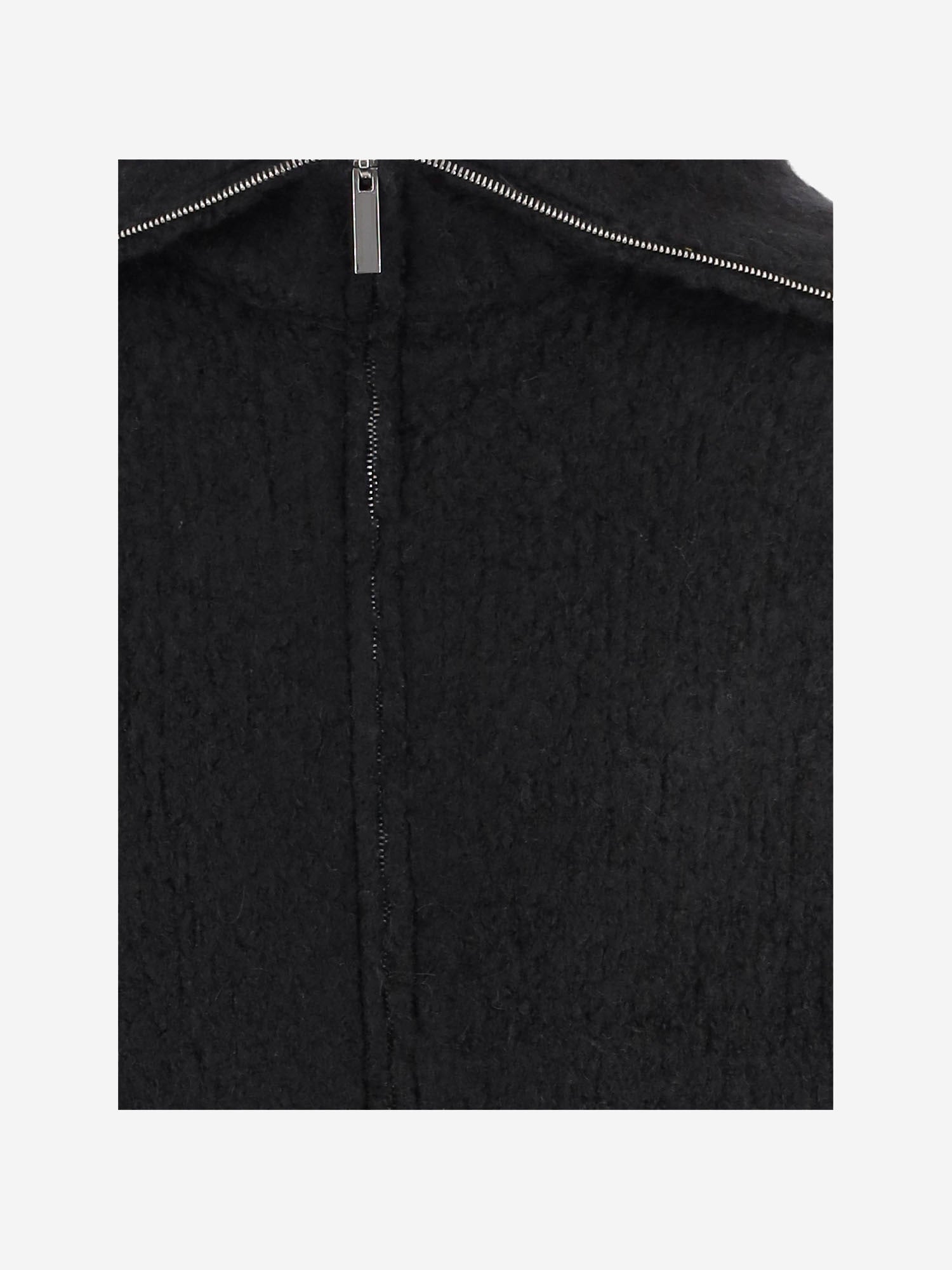 GIUBBOTTO TEDDY IN MISTO CASHMERE W25704 0900 SASUPHI 