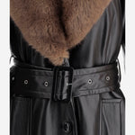 CAPPOTTO ESTELLA IN PELLE SINTETICA CON DETTAGLI IN PELLICCIA 66554 802489985 STAND STUDIO 