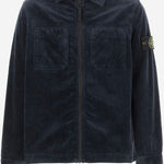 CAMICIA IN VELLUTO DI MISTO COTONE STRETCH 1200003 S0199V0020 STONE ISLAND KIDS 