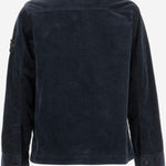 CAMICIA IN VELLUTO DI MISTO COTONE STRETCH 1200003 S0199V0020 STONE ISLAND KIDS 