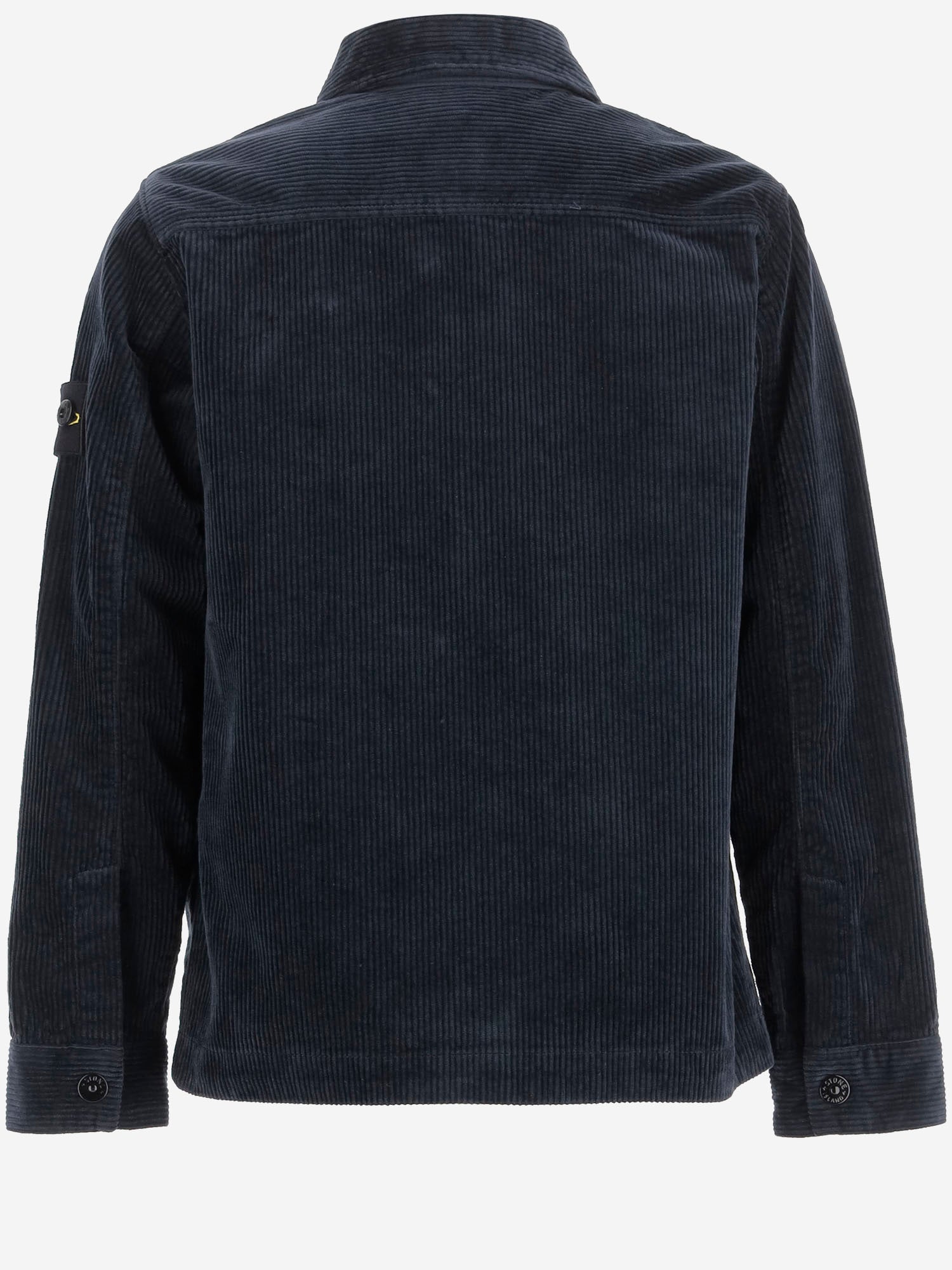CAMICIA IN VELLUTO DI MISTO COTONE STRETCH 1200003 S0199V0020 STONE ISLAND KIDS 