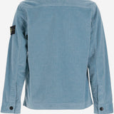 CAMICIA IN VELLUTO DI MISTO COTONE STRETCH 1200003 S0199V004A STONE ISLAND KIDS 