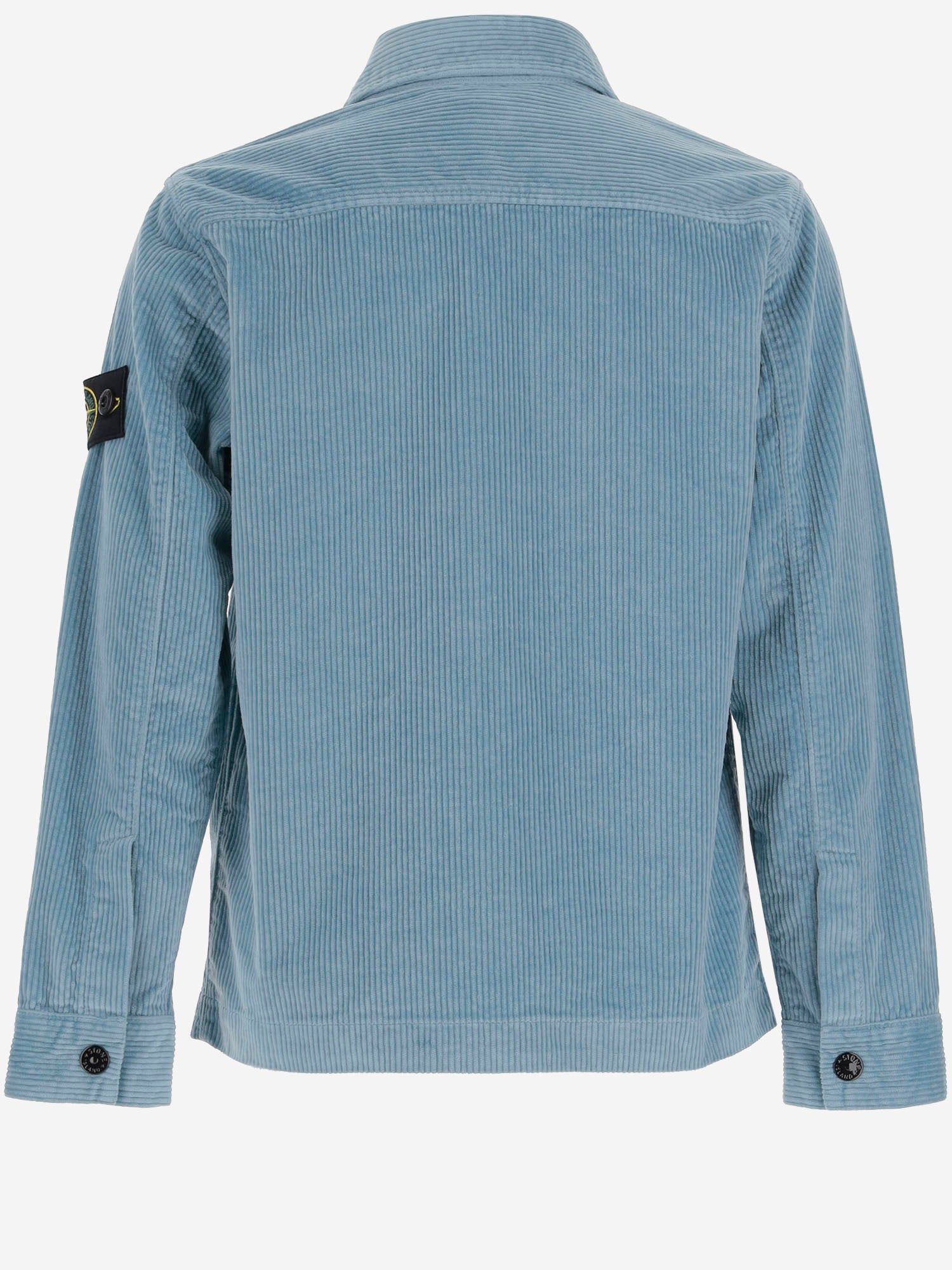 CAMICIA IN VELLUTO DI MISTO COTONE STRETCH 1200003 S0199V004A STONE ISLAND KIDS 