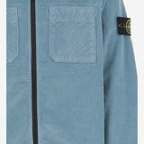 CAMICIA IN VELLUTO DI MISTO COTONE STRETCH 1200003 S0199V004A STONE ISLAND KIDS 