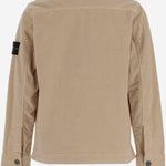 CAMICIA IN VELLUTO DI MISTO COTONE STRETCH 1200003 S0199V0095 STONE ISLAND KIDS 