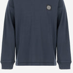 T-SHIRT MANICHE LUNGHE IN COTONE CON LOGO 2100003 S0047V0020 STONE ISLAND KIDS 