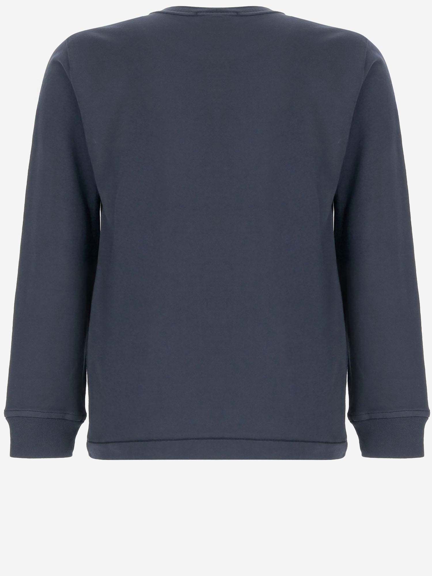 T-SHIRT MANICHE LUNGHE IN COTONE CON LOGO 2100003 S0047V0020 STONE ISLAND KIDS 