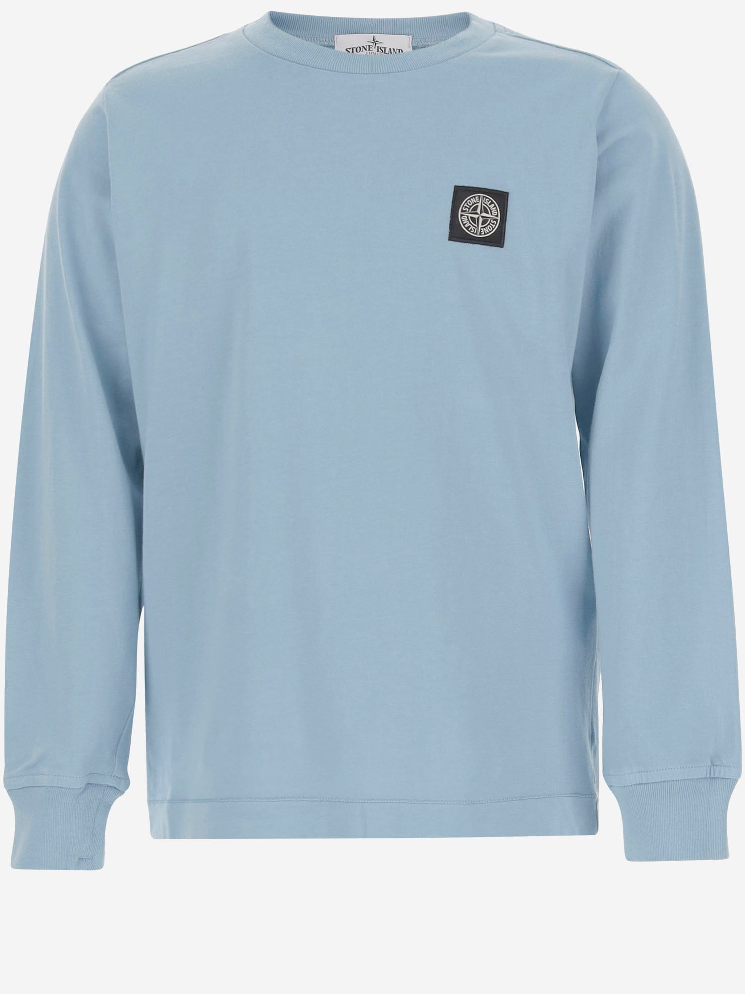 T-SHIRT MANICHE LUNGHE IN COTONE CON LOGO 2100003 S0047V004A STONE ISLAND KIDS 