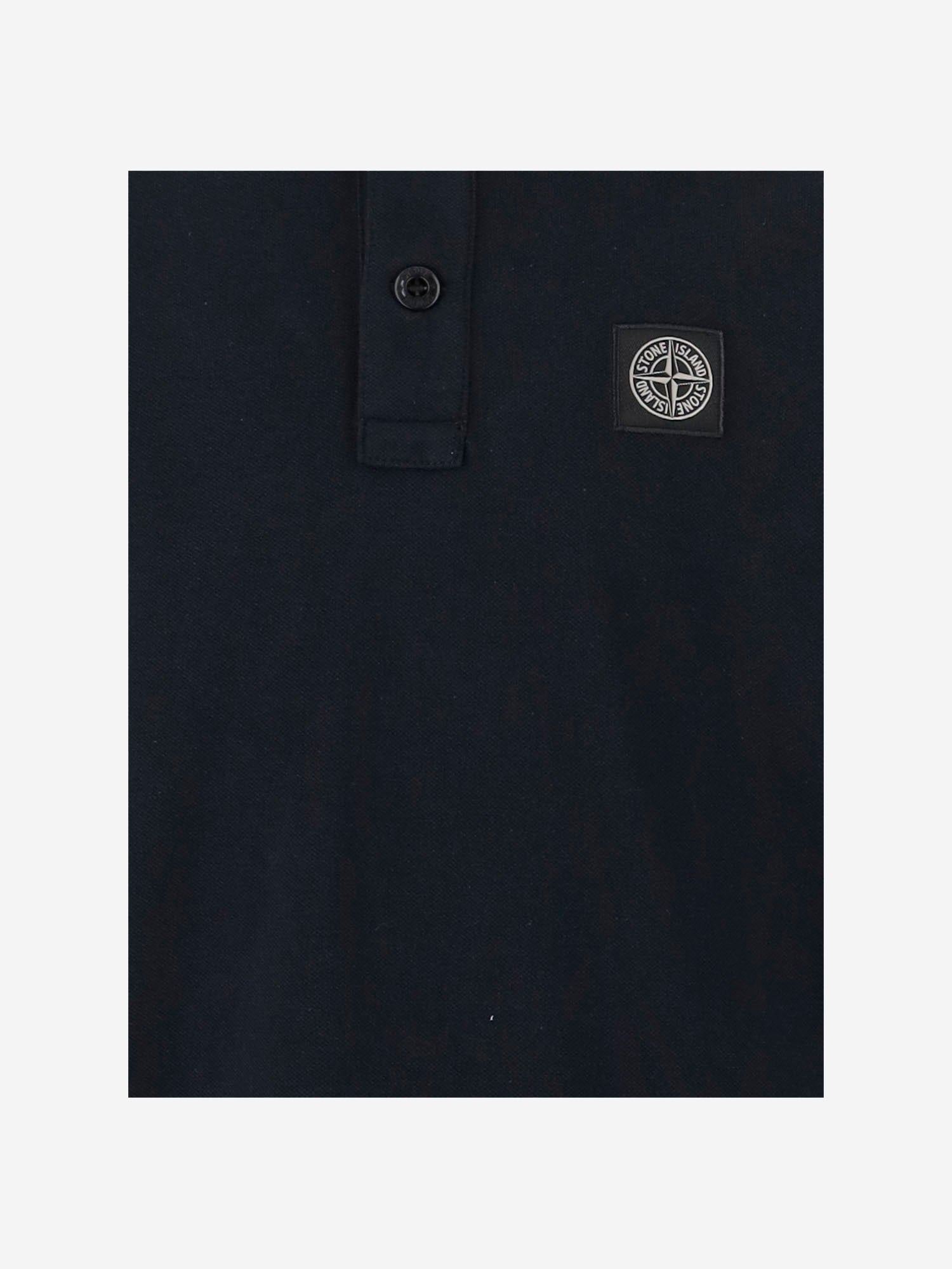 POLO IN COTONE CON LOGO 2200002 S0018V0020 STONE ISLAND KIDS 