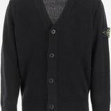 CARDIGAN IN MISTO LANA CON LOGO 5100001 S00M1V0029 STONE ISLAND KIDS 