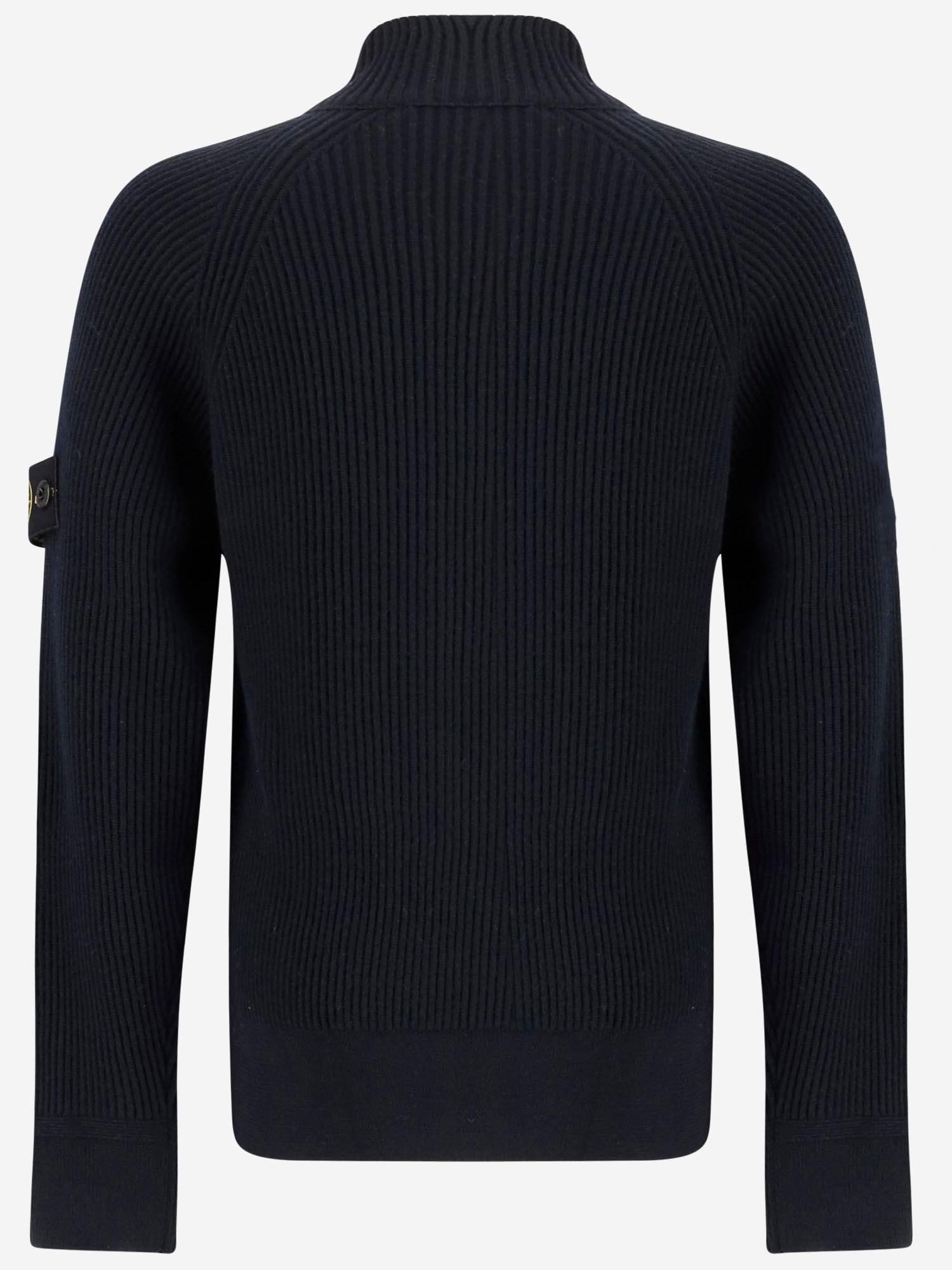 MAGLIONE CON ZIP IN LANA VERGINE 5100012 S0C02V0020 STONE ISLAND KIDS 