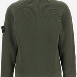 MAGLIONE CON ZIP IN LANA VERGINE 5100012 S0C02V0054 STONE ISLAND KIDS 
