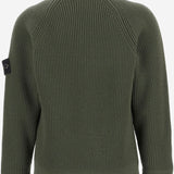 MAGLIONE CON ZIP IN LANA VERGINE 5100012 S0C02V0054 STONE ISLAND KIDS 
