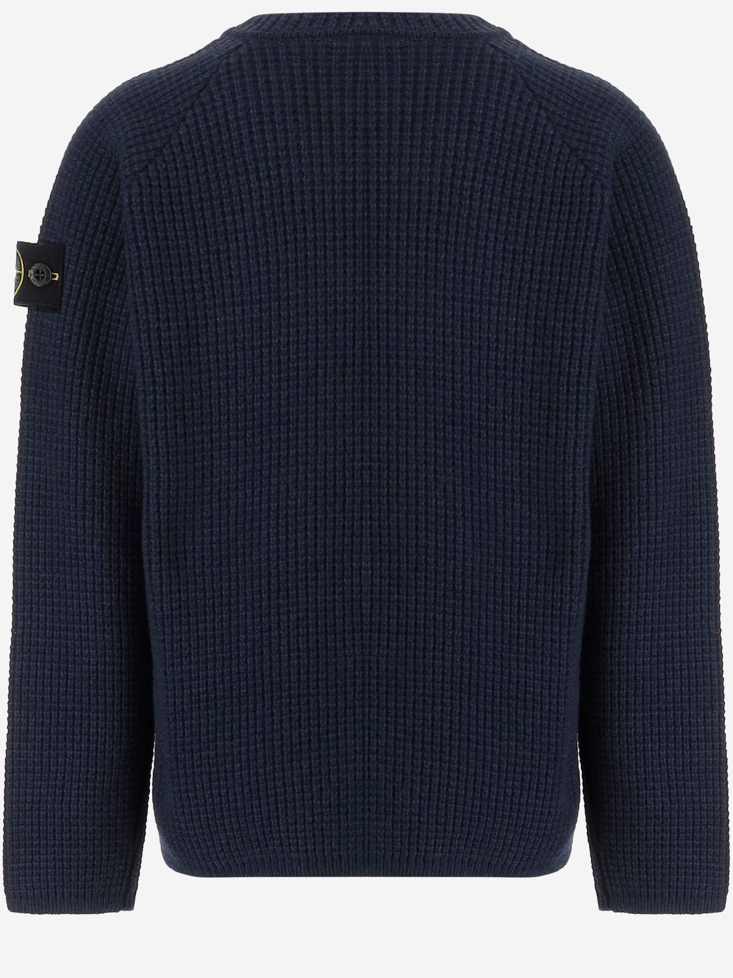 MAGLIONE IN MISTO LANA CON LOGO 5100015 S00M9V0020 STONE ISLAND KIDS 
