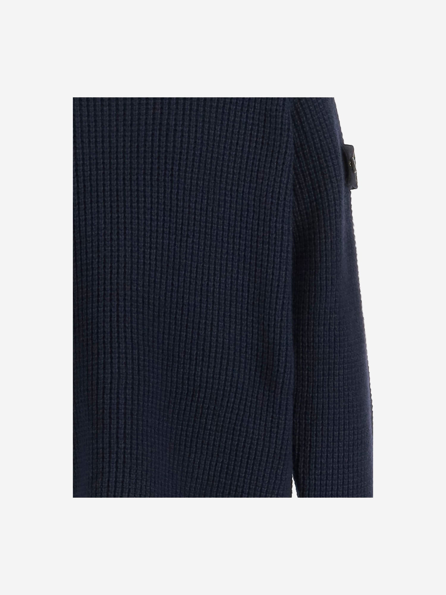 MAGLIONE IN MISTO LANA CON LOGO 5100015 S00M9V0020 STONE ISLAND KIDS 