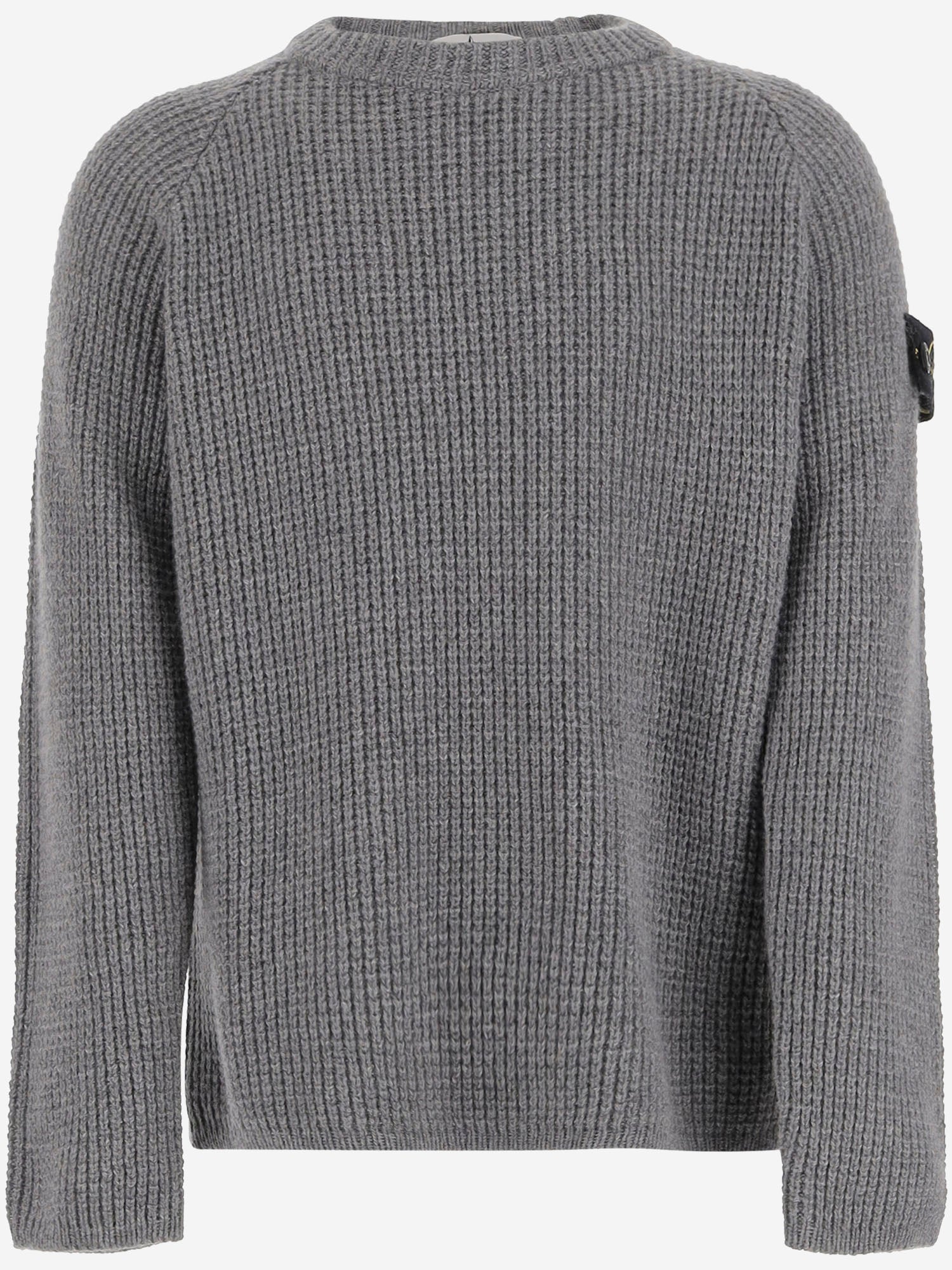 MAGLIONE IN MISTO LANA CON LOGO 5100015 S00M9V0M67 STONE ISLAND KIDS 