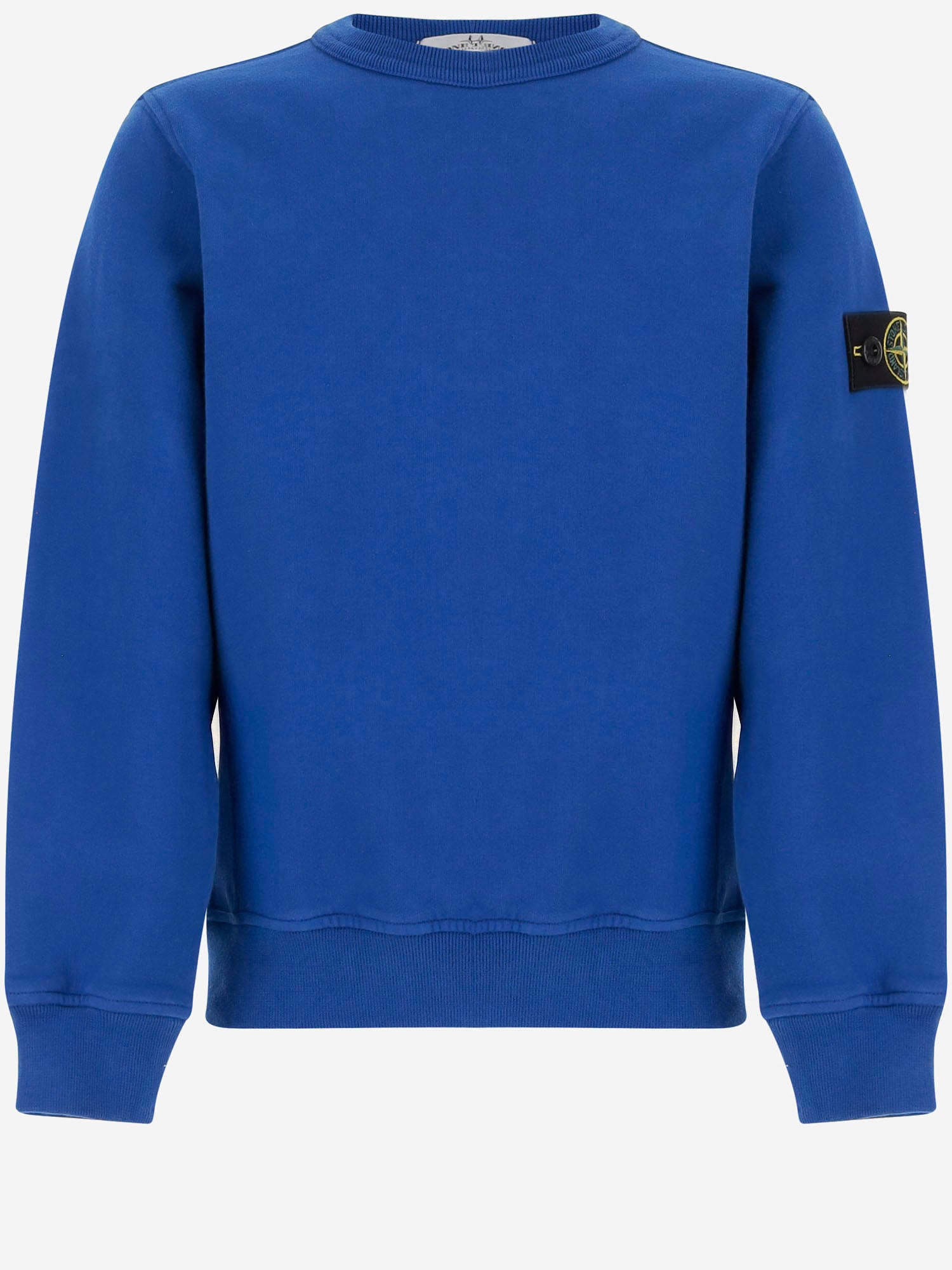 FELPA IN COTONE STRETCH CON LOGO 6100001 S0A20V0022 STONE ISLAND KIDS 