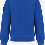 FELPA IN COTONE STRETCH CON LOGO 6100001 S0A20V0022 STONE ISLAND KIDS 
