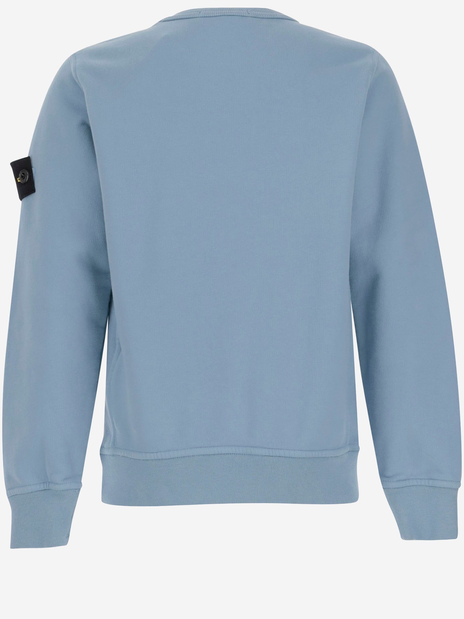 FELPA IN COTONE STRETCH CON LOGO 6100001 S0A20V004A STONE ISLAND KIDS 