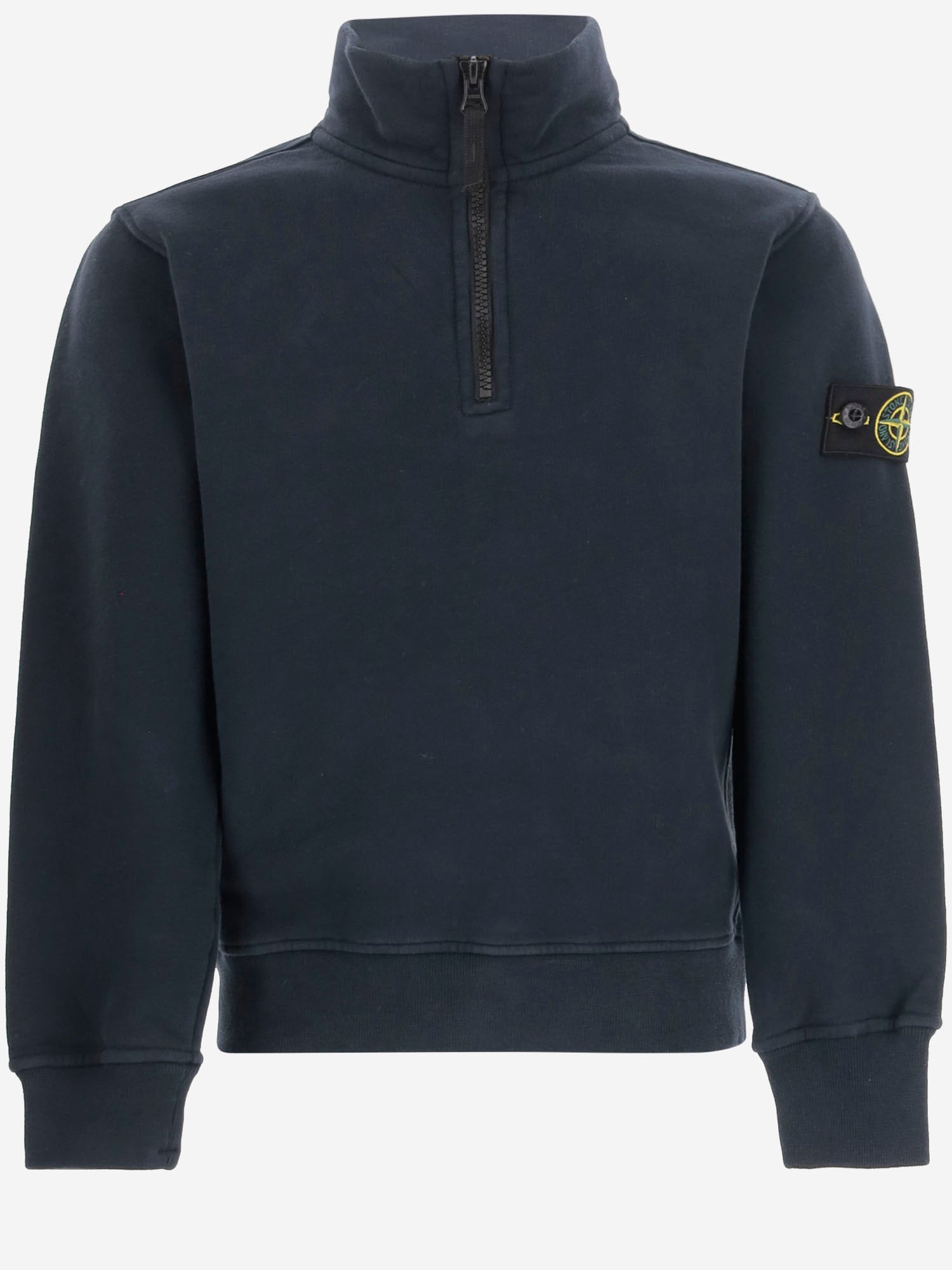 FELPA IN COTONE CON LOGO 6100012 S0A20V0020 STONE ISLAND KIDS 