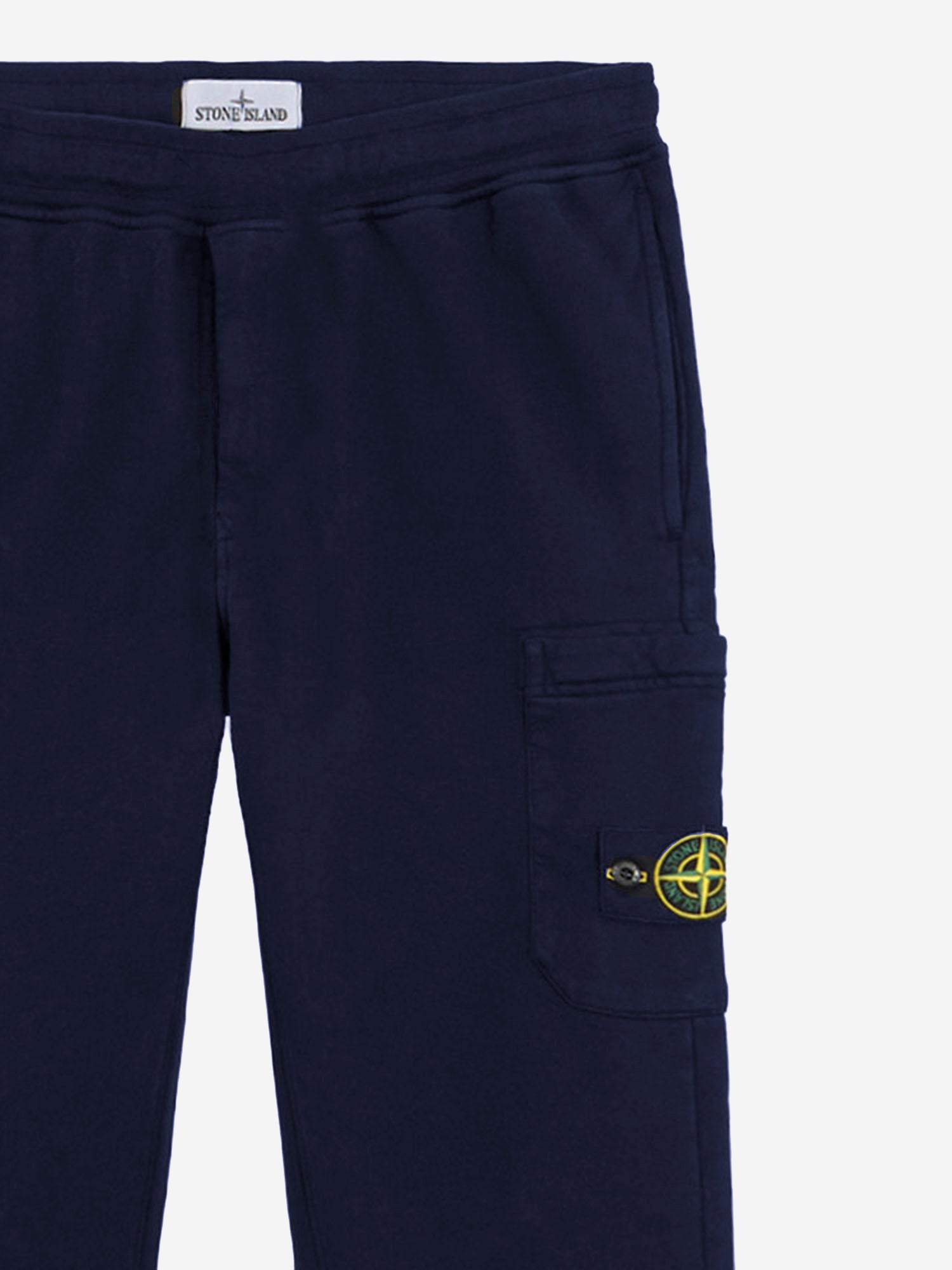 PANTALONI IN COTONE CON LOGO 6200001 S0A20V0020 STONE ISLAND KIDS 