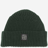 BEANIE IN MISTO LANA CON LOGO N100007 S0C03V0054 STONE ISLAND KIDS 