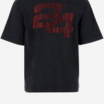T-SHIRT IN COTONE CON LOGO IN STRASS SG2510108 JETBLACK SUMMER GAMES 