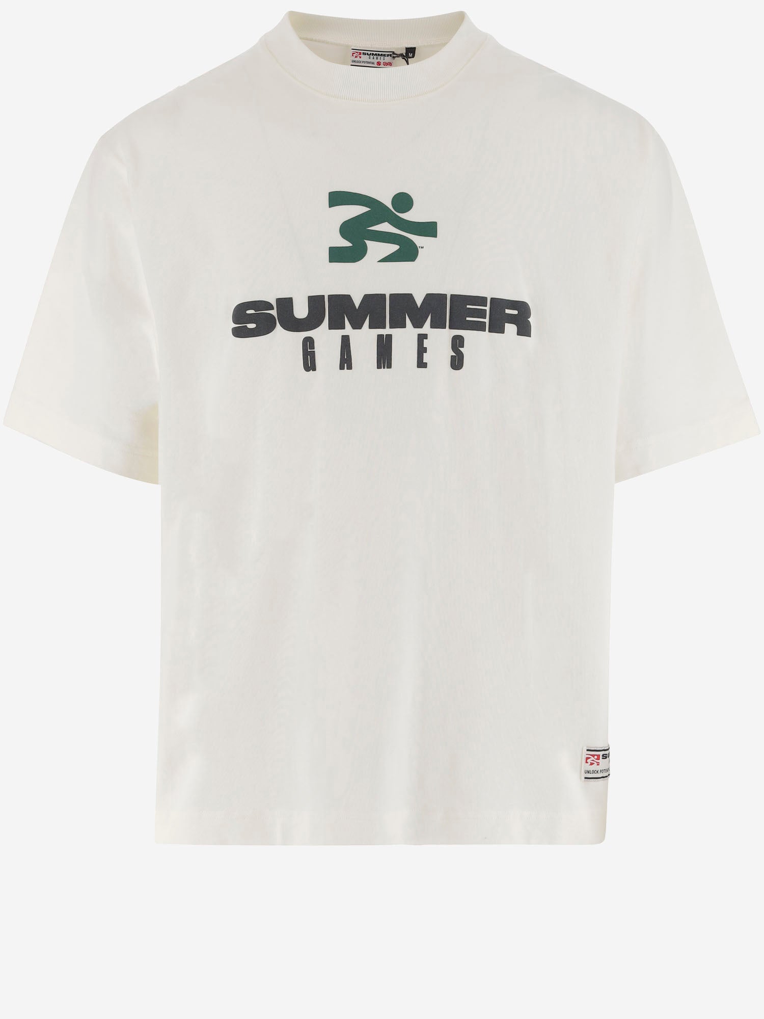 T-SHIRT IN COTONE CON LOGO SG2510101 ORGANICCOTTON SUMMER GAMES 