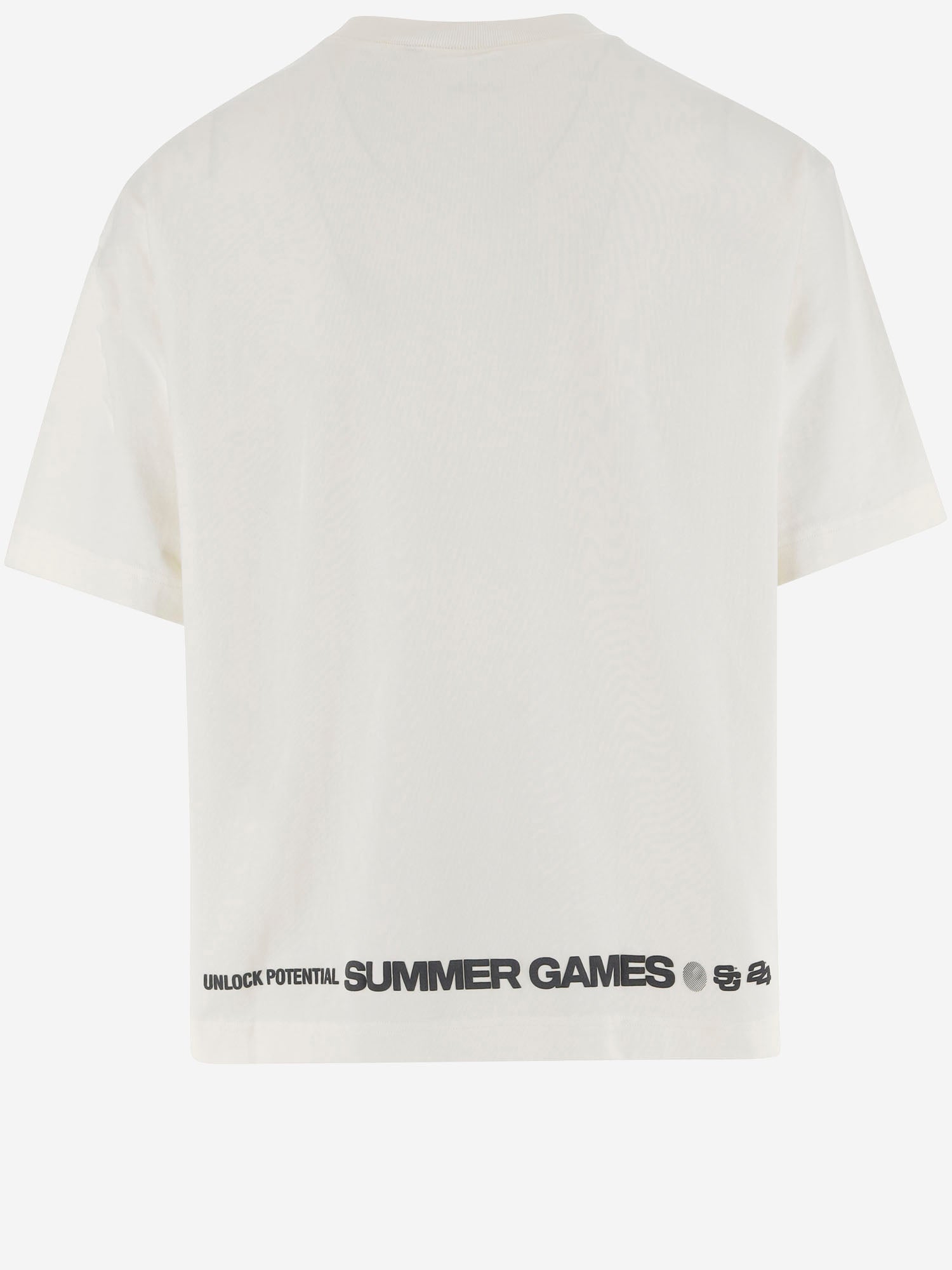 T-SHIRT IN COTONE CON LOGO SG2510101 ORGANICCOTTON SUMMER GAMES 