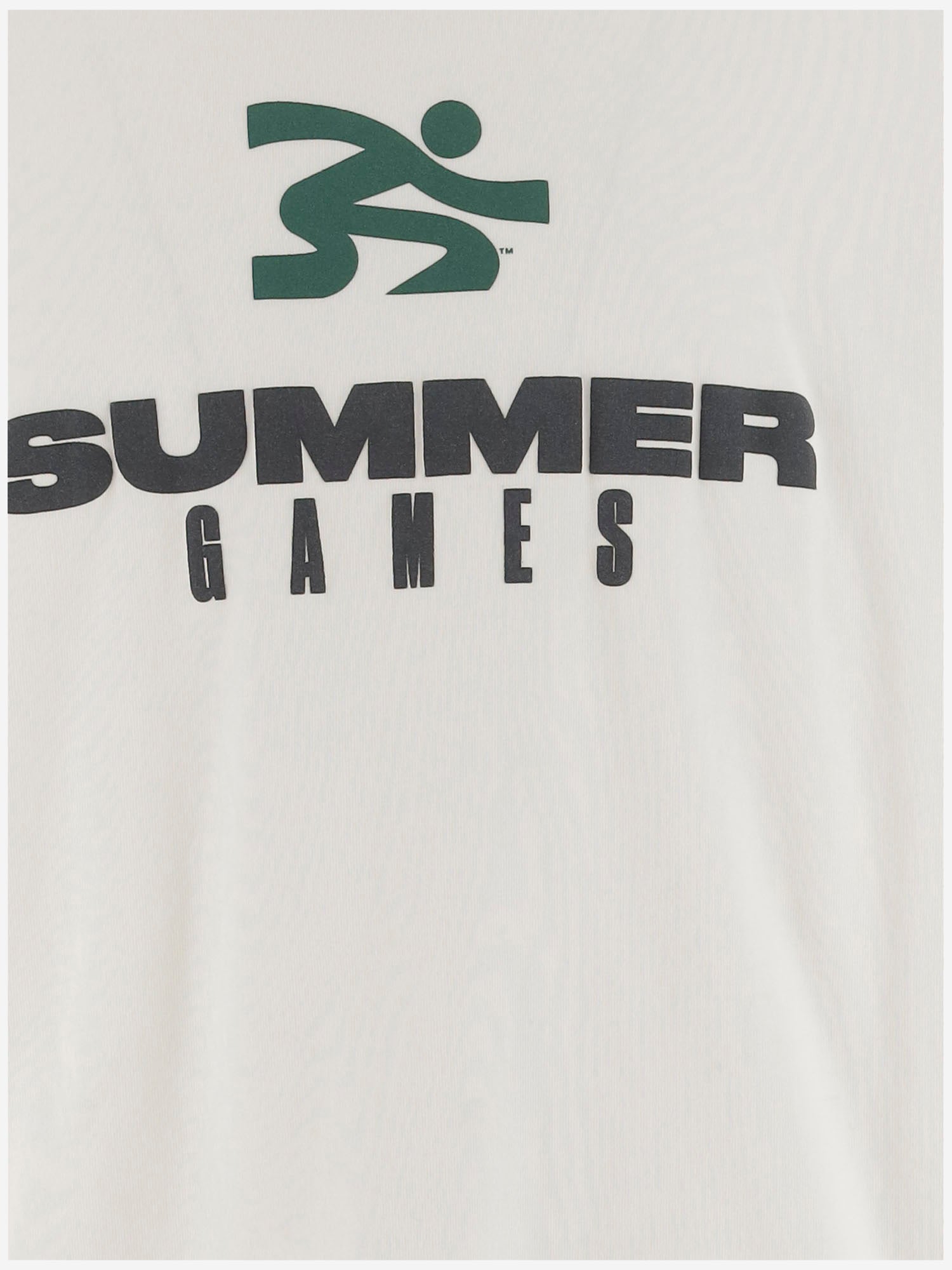 T-SHIRT IN COTONE CON LOGO SG2510101 ORGANICCOTTON SUMMER GAMES 