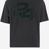 T-SHIRT IN COTONE CON LOGO IN STRASS SG2510104 JETBLACK SUMMER GAMES 