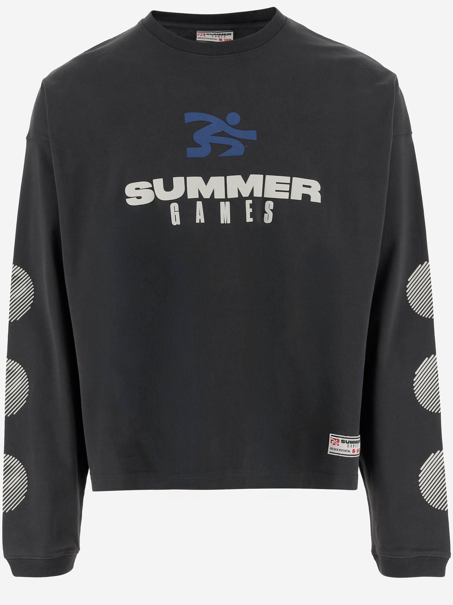 FELPA IN COTONE CON LOGO SG2510109 JETBLACK SUMMER GAMES 