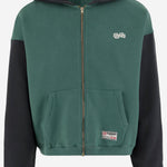 FELPA IN COTONE CON LOGO SG2520102 HUNTERGREENJETBLACK SUMMER GAMES 